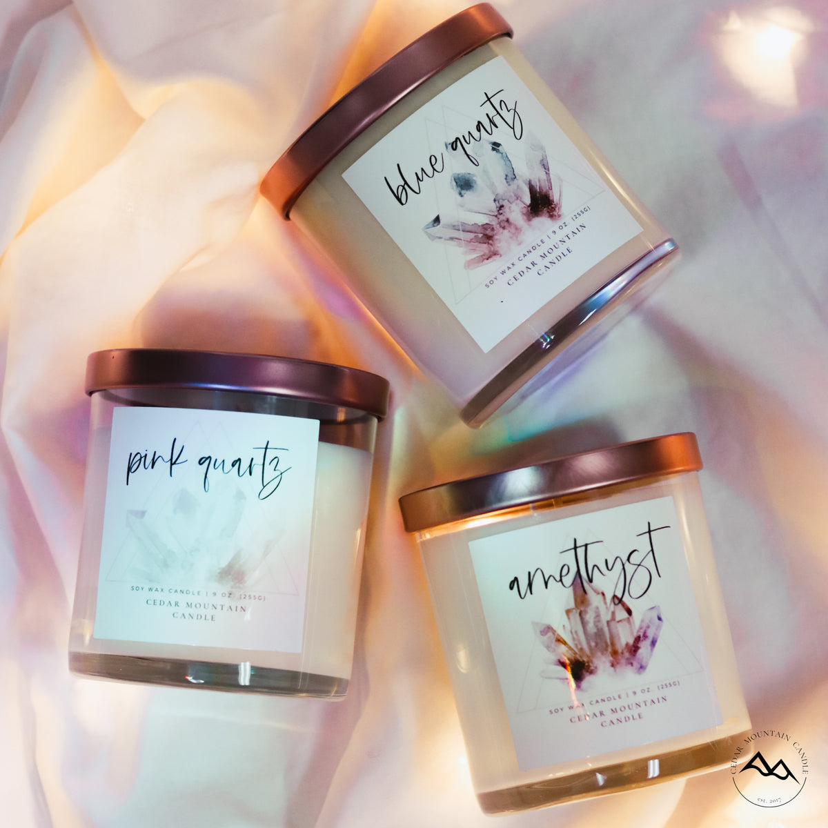 Crystals are Healing NEW! Collection Cedar Mountain Candle