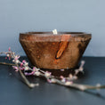 Load image into Gallery viewer, 3 Wick Natural Wood Dough Bowl - Choose Your Scent