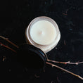 Load image into Gallery viewer, Black & White Label Mason Jar Soy Candle