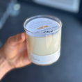 Load image into Gallery viewer, Beach Linen natural wax soy candle whiskey jar candle with seed cover