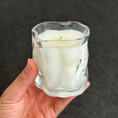 Load image into Gallery viewer, Clear Glass Wave Jar Scented Candle