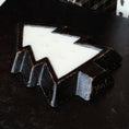 Load image into Gallery viewer, Black Pottery Tree Bowl Candle - Winter Market