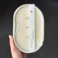Load image into Gallery viewer, Pumpkin Souffle White Wood 3 Wick Dough Bowl Candle on Clearance