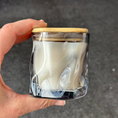 Load image into Gallery viewer, Vanilla Bean Noel Wave Jar Soy Candle in Smoke Gray Color