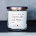 Load image into Gallery viewer, "There's nobody else I'd rather..." Valentine's Day 9 oz Whiskey Glass Jar Soy Candle - Choose Your Scent