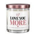 Load image into Gallery viewer, Love You More whiskey jar candle on a transparent background