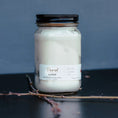 Load image into Gallery viewer, 13 oz Mason Jar Soy Candle - Peppered Suede