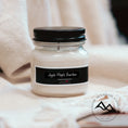 Load image into Gallery viewer, Black & White Label Mason Jar Soy Candle
