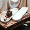 Load image into Gallery viewer, Winter Market - 7 Wick White Wood Dough Bowl Soy Candle
