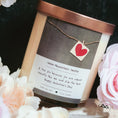 Load image into Gallery viewer, "I love you because..." Valentine's Day 9 oz Whiskey Glass Jar Soy Candle - Choose Your Scent
