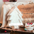 Load image into Gallery viewer, White Pottery Christmas Tree Bowl Candle - Holly Berry
