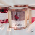 Load image into Gallery viewer, "There's nobody else I'd rather..." Valentine's Day 9 oz Whiskey Glass Jar Soy Candle - Choose Your Scent

