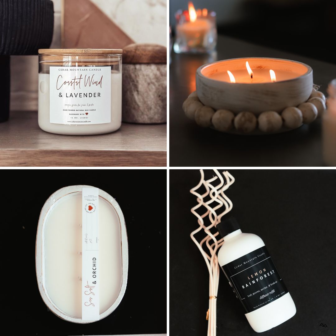Cedar Mountain Candle | Handmade Natural Wax Candles