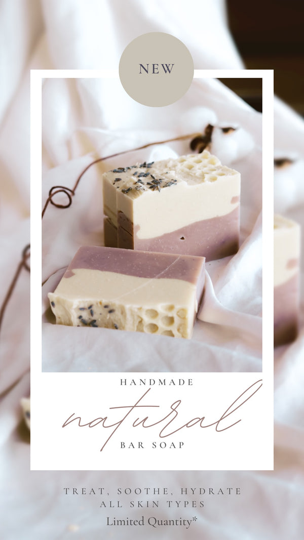 hand made natural bar soaps free of chemicals and toxins by Cedar Mountain Candle