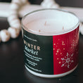 Load image into Gallery viewer, New Look! Winter Market - 3 Wick Jar Candle - Wrap Around Label
