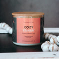 Load image into Gallery viewer, New Look! Cozy Flannel - 3 Wick Jar Candle - Wrap Around Label
