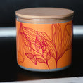 Load image into Gallery viewer, New Look! Mango & Coconut Milk - 3 Wick Jar Candle - Wrap Around Label
