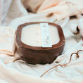 Load image into Gallery viewer, Beach Linen - Modern Natural 3 Wick Dough Bowl Candle
