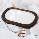 Holly Berry - Rustic Natural 3 Wick Dough Bowl Candle