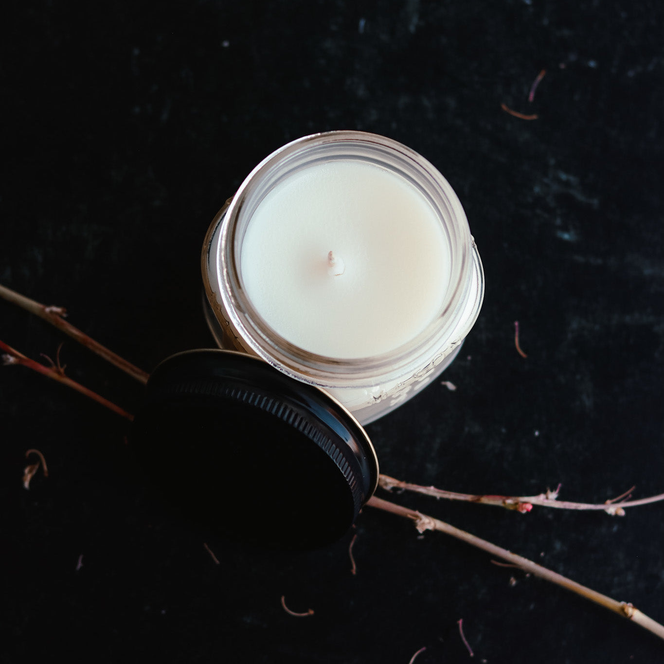 13 oz Christmas Farm Truck Mason Jar Soy Candle
