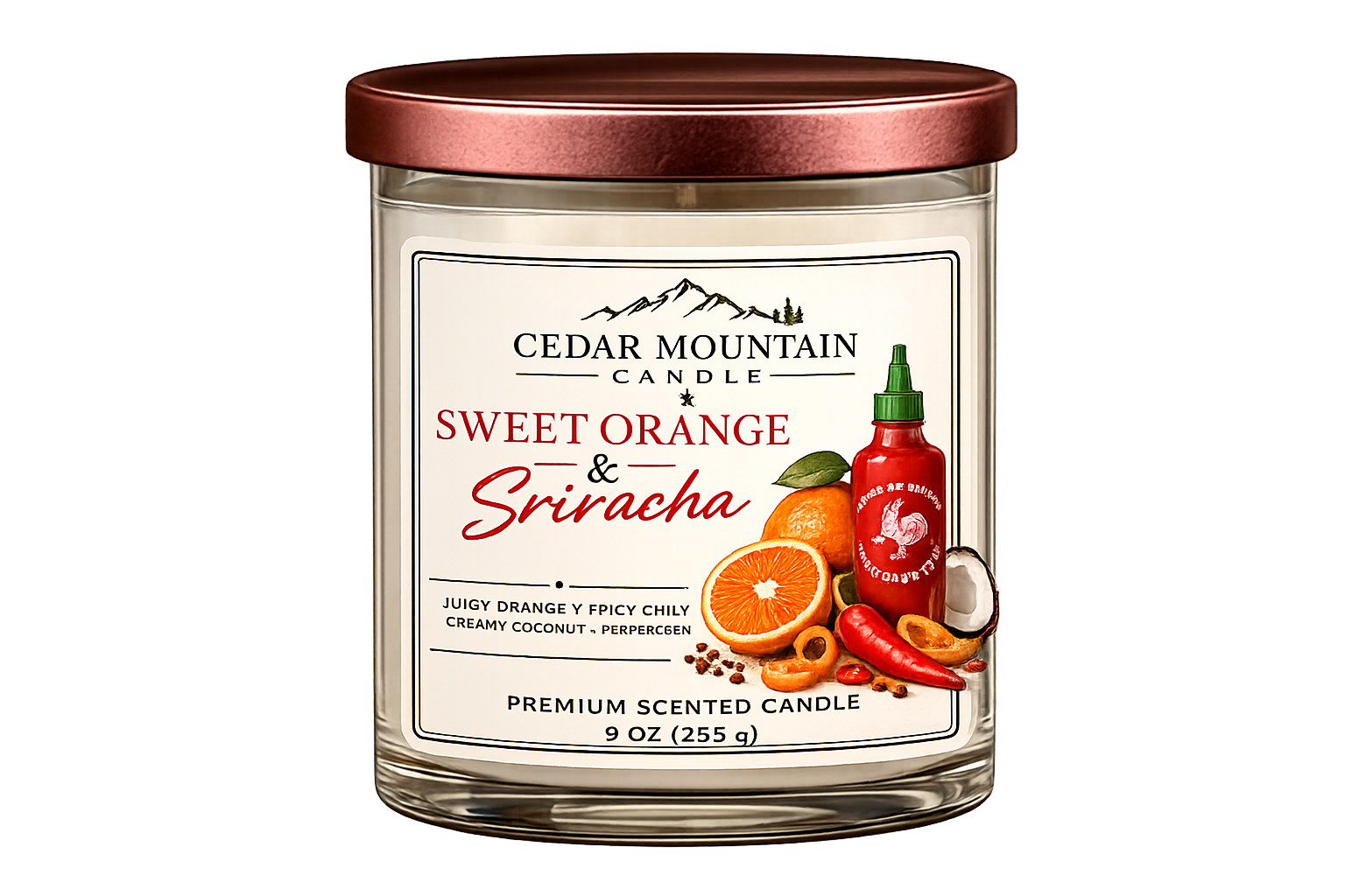 Sweet Orange & Sriracha Soy Candle