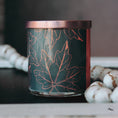 Load image into Gallery viewer, New Look! Cozy Flannel - 9 oz Whiskey Jar Candle - Wrap Around Label
