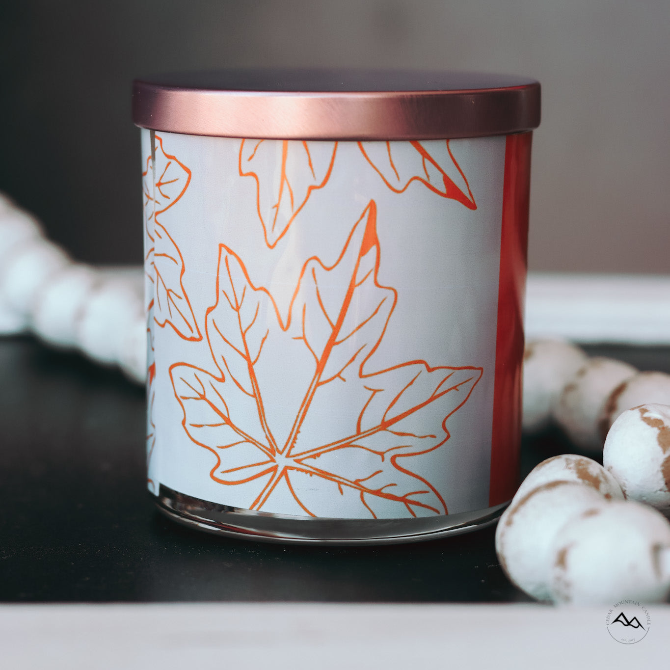 New Look! Pumpkin Soufflé - 9 oz Whiskey Jar Candle - Wrap Around Label