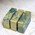 Load image into Gallery viewer, All Natural Cold Process Handmade Bar Soap - Blueberry & Thyme
