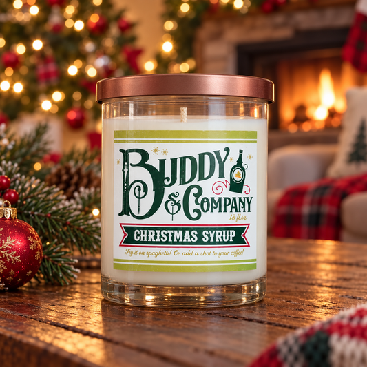 Elf Buddy & Company 9 oz Jar Soy Candle - Winter Scents