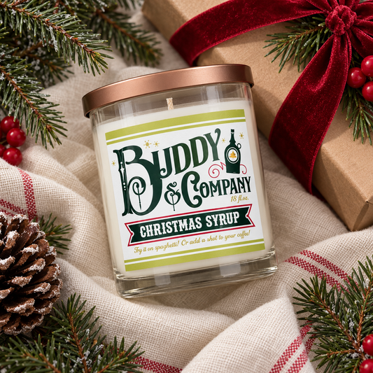 Elf Buddy & Company 9 oz Jar Soy Candle - Winter Scents