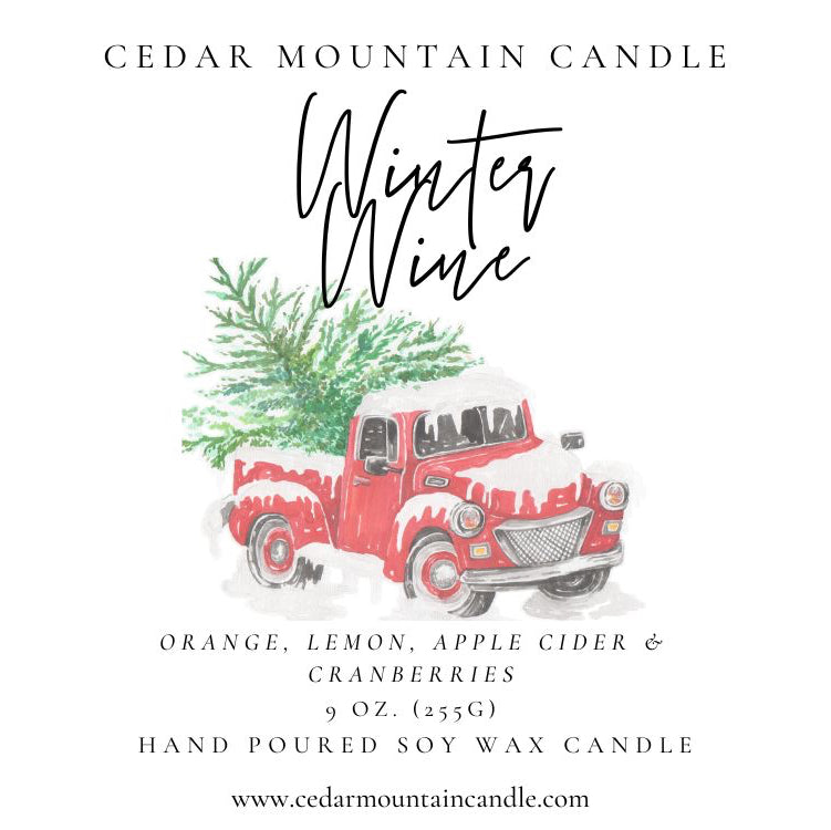 Christmas Farm Truck 9 oz Jar Candle