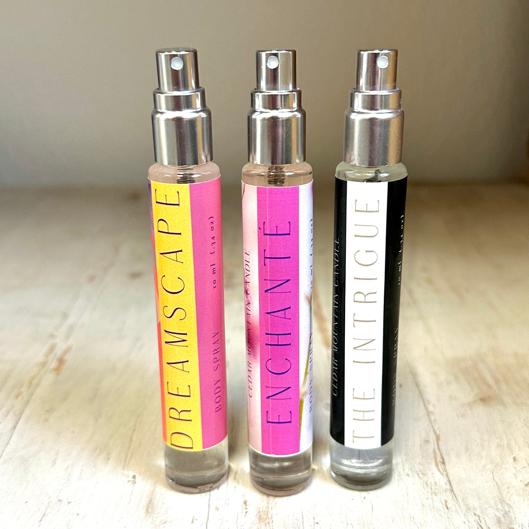 All Natural Body Fragrance Spray - Choose Your Scent