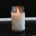 Load image into Gallery viewer, 13 oz Clear Mason Jar Soy Candle - Cozy Flannel
