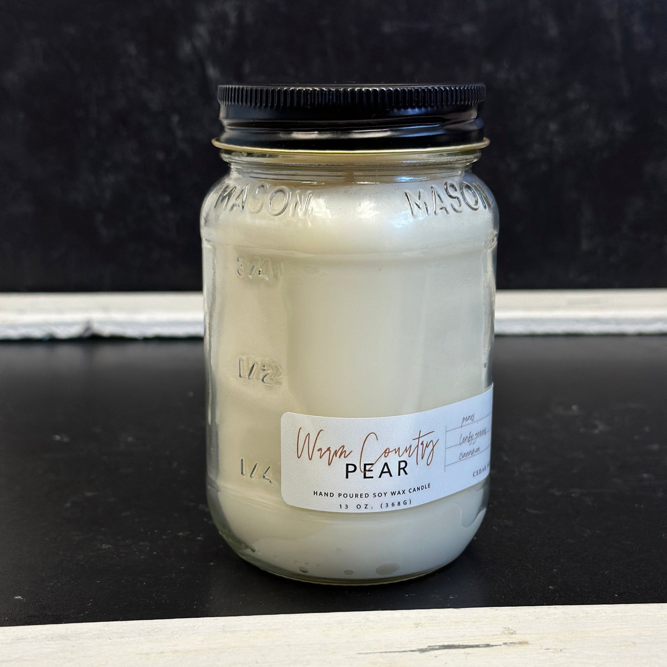 CLEARANCE 13 oz Mason Jar Candle - Choose Your Scent