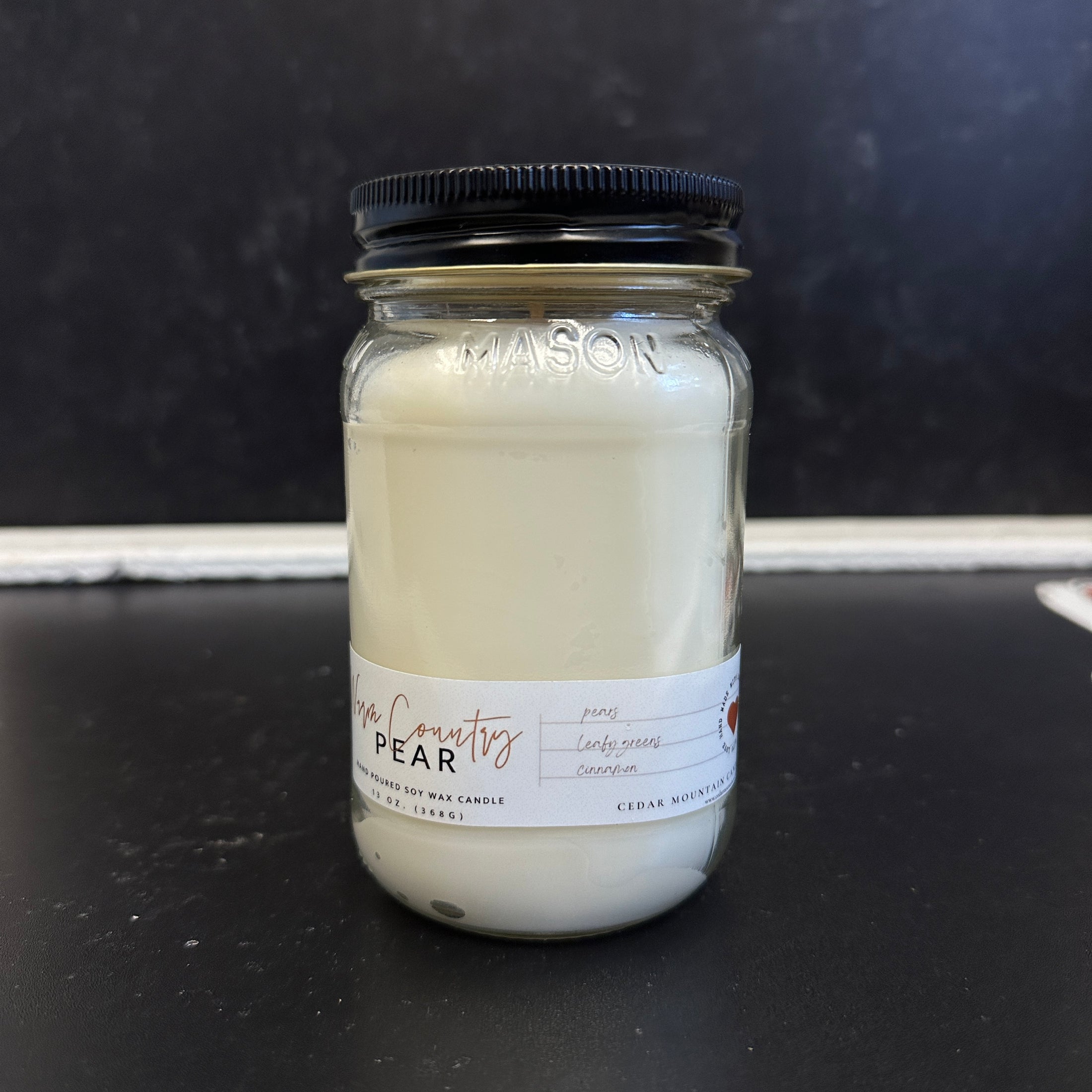 CLEARANCE 13 oz Mason Jar Candle - Choose Your Scent