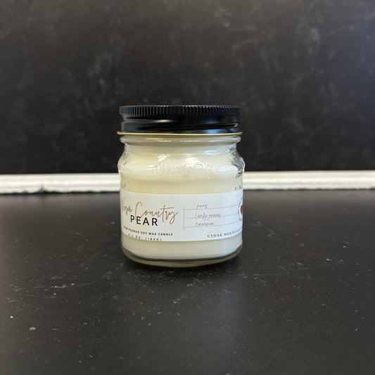 CLEARANCE 6.5 oz Mason Jar Candle - Choose Your Scent