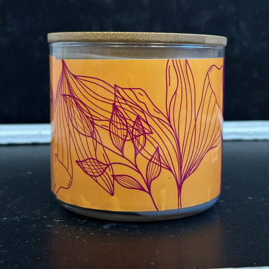 CLEARANCE 3 Wick Jar Soy Candle with Bamboo Lid - Choose Your Scent