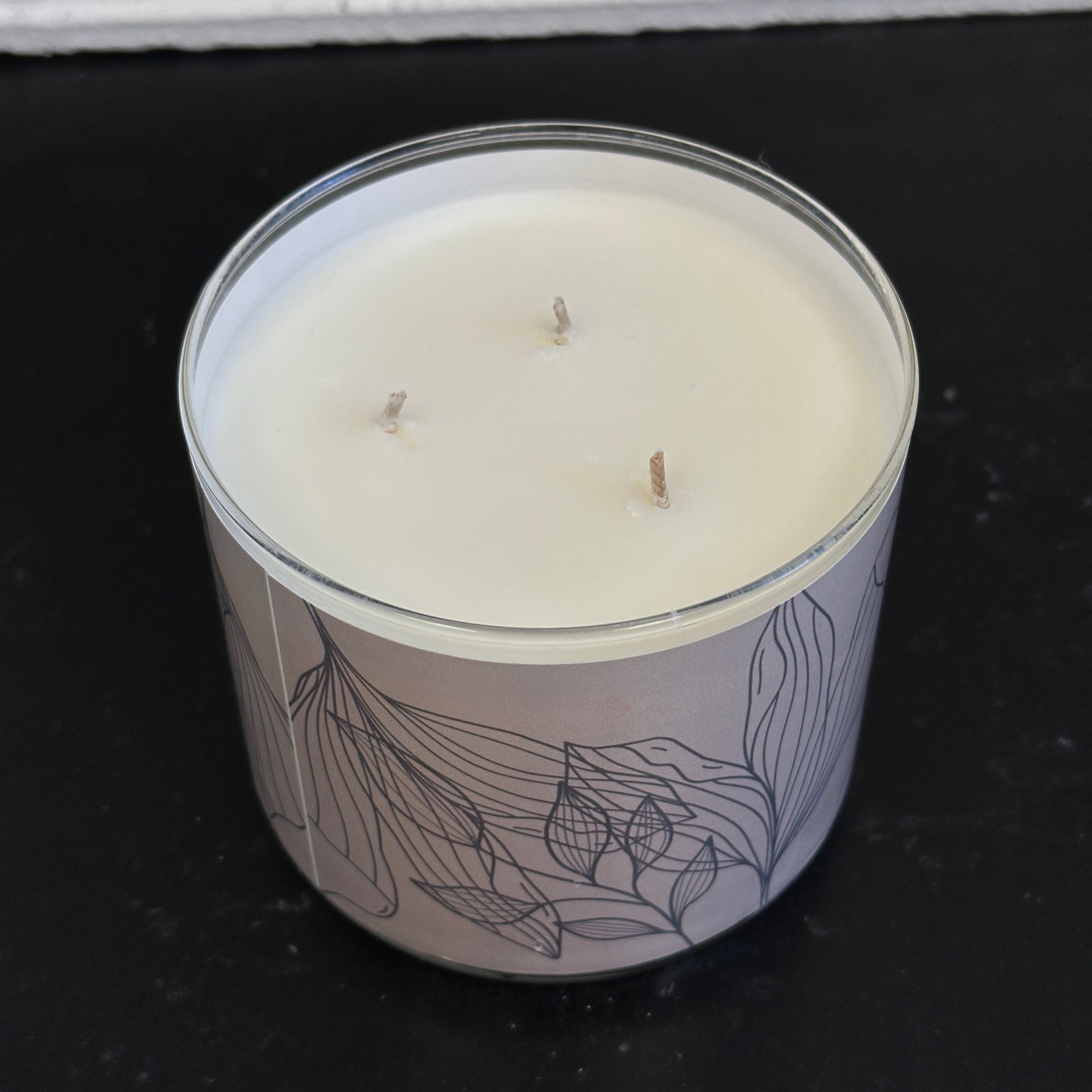 CLEARANCE 3 Wick Jar Soy Candle with Bamboo Lid - Choose Your Scent