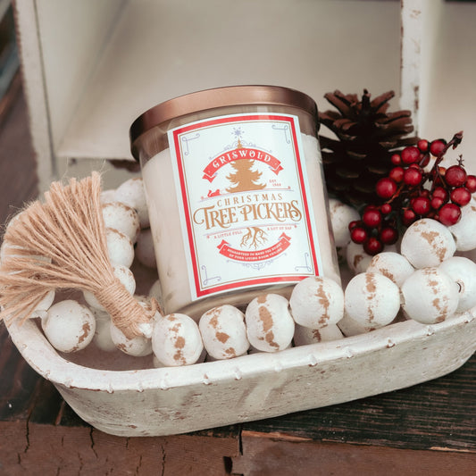 Griswold Christmas Tree Pickers 9 oz Jar Soy Candle - Winter Scents