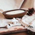Load image into Gallery viewer, NEW: 3 Wick Natural Wood Dough Bowl - Choose Your Scent

