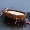 Load image into Gallery viewer, NEW: 3 Wick Natural Wood Dough Bowl - Choose Your Scent
