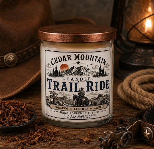 CLEARANCE Trail Ride 9 oz Soy Candle