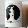 Load image into Gallery viewer, Wicked Wick Halloween Candle front label
