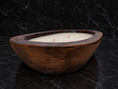 Load image into Gallery viewer, NEW: 3 Wick Natural Wood Dough Bowl - Choose Your Scent

