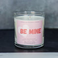 Load image into Gallery viewer, Be Mine - Valentine's Day Soy Candle - 9 oz Whiskey Glass Jar - Choose Your Scent
