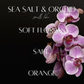 Load image into Gallery viewer, Cedar Mountain Candle Sea Salt & Orchid perfume oil with soft floral, salt, and orange notes. Limited Edition.
