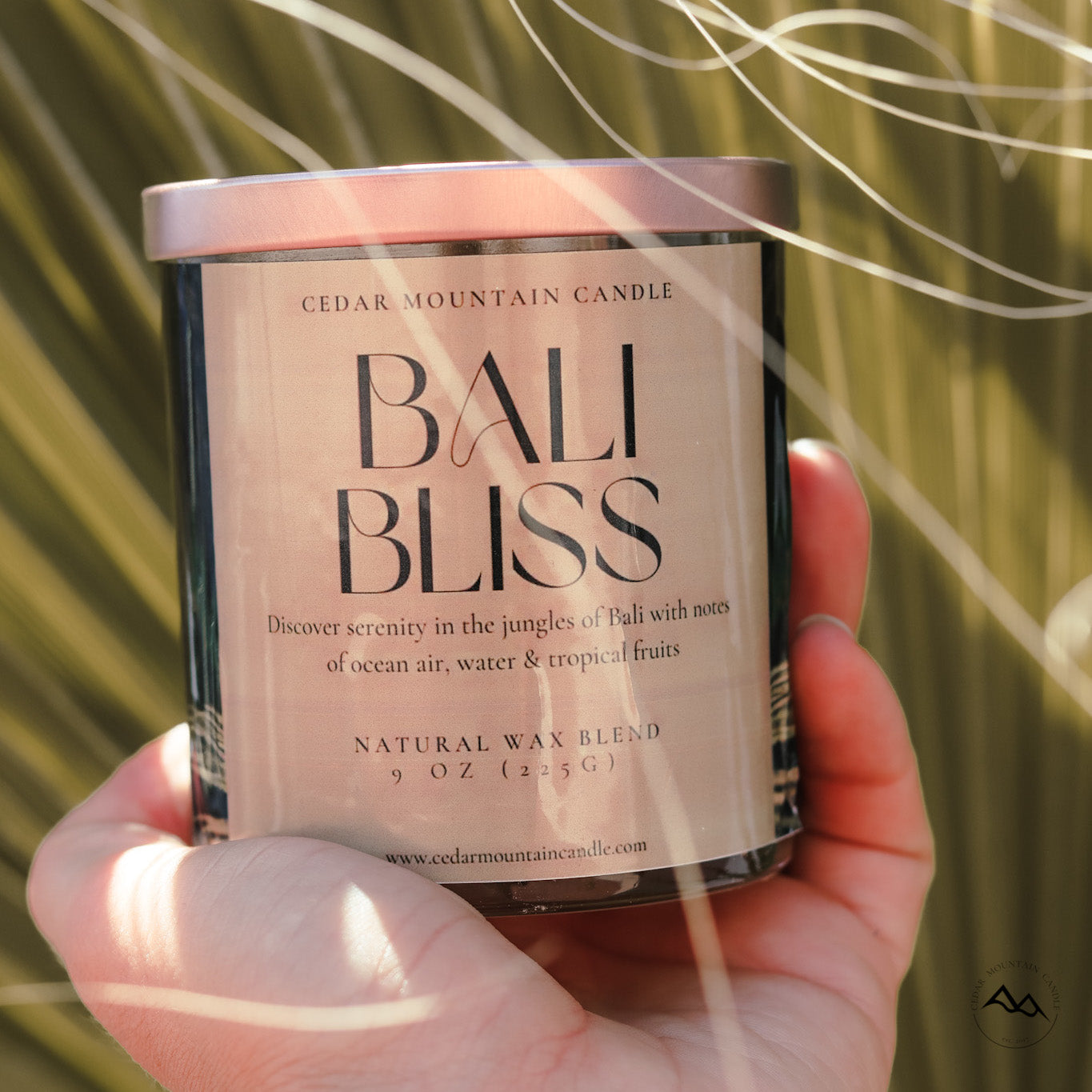 Bali Bliss - 9 oz Whiskey Glass Candle