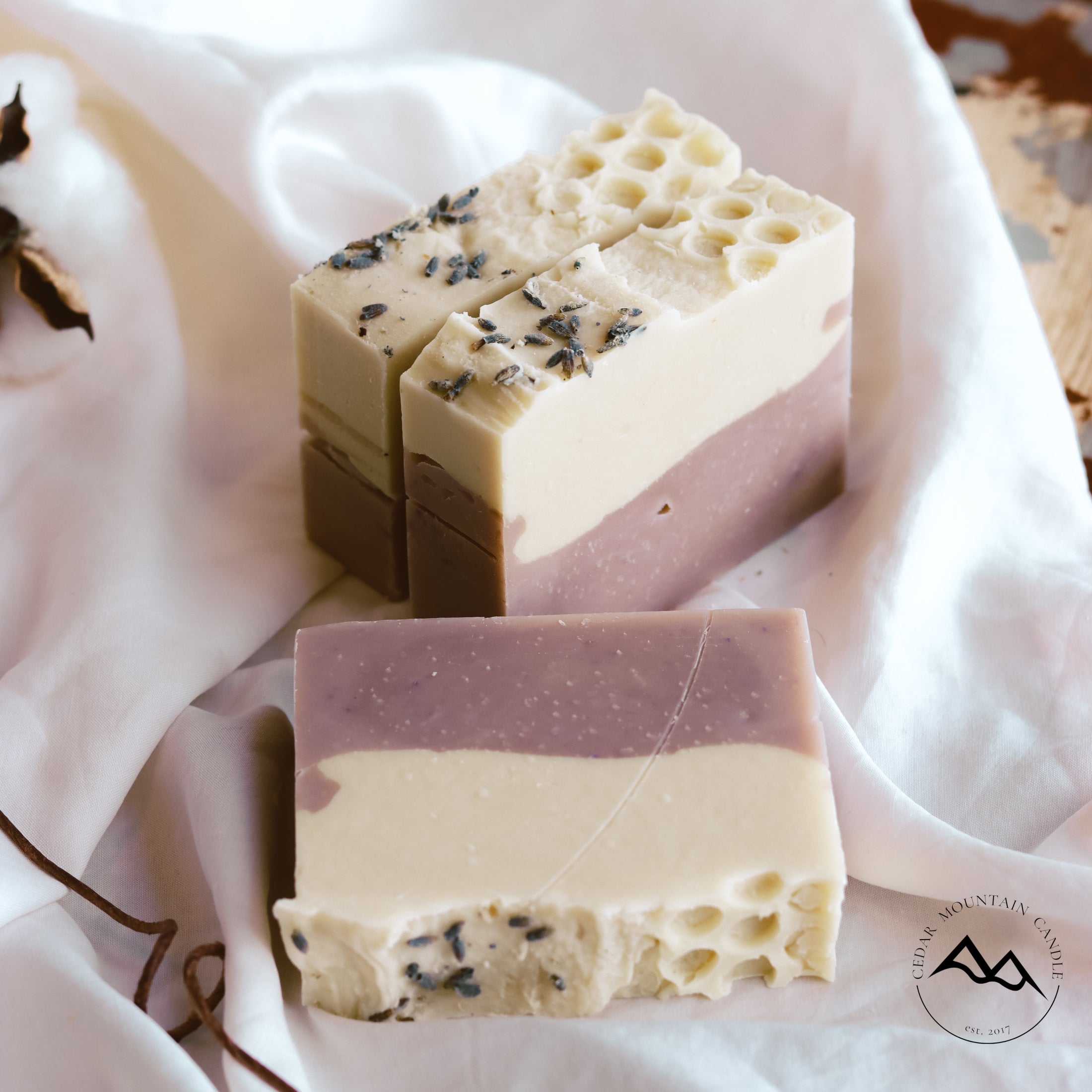 All Natural Cold Process Handmade Bar Soap - Lavender