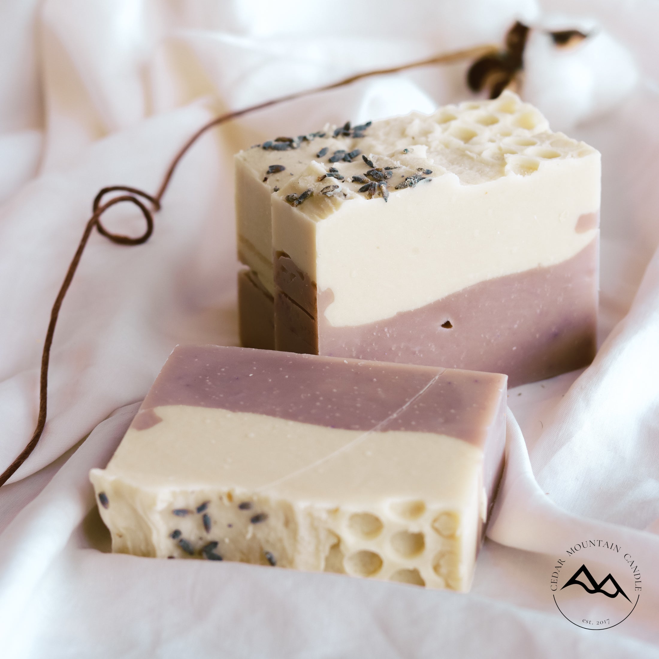 All Natural Cold Process Handmade Bar Soap - Lavender