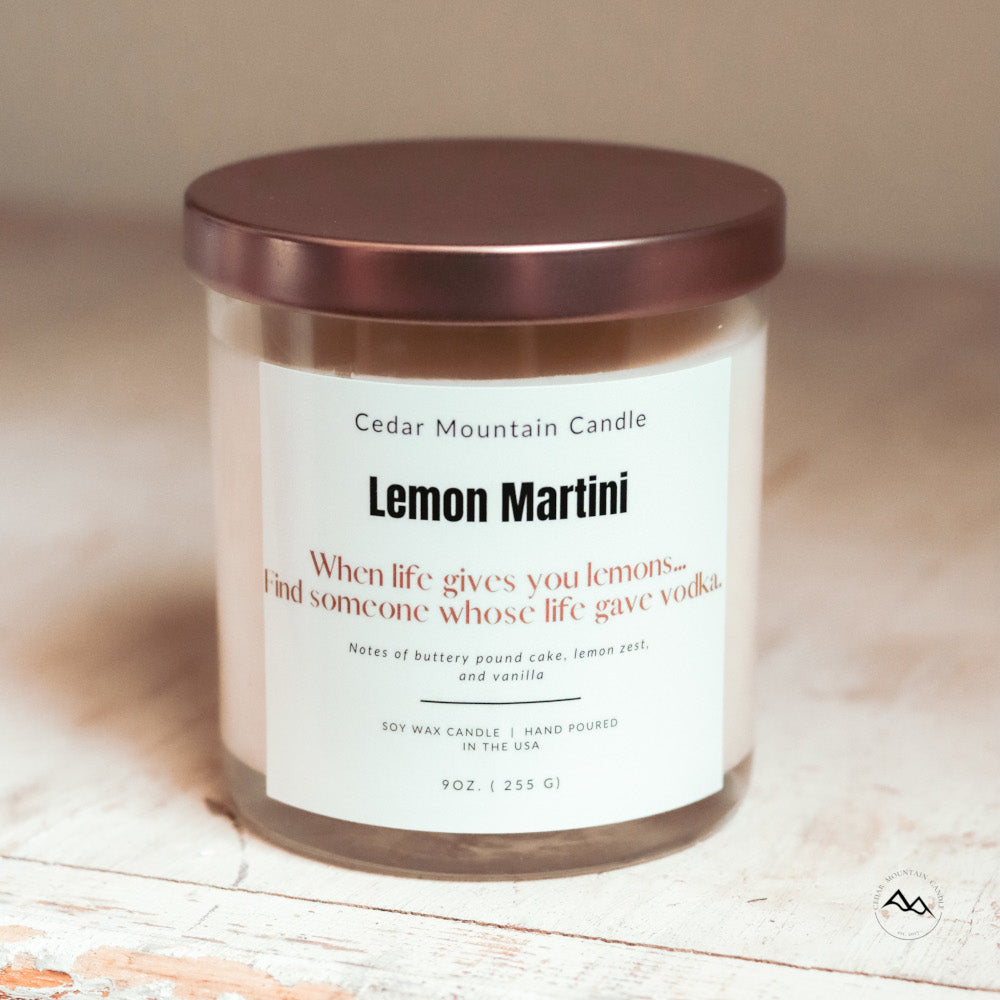 When Life Gives You Lemons, Find Someone Whose Life gave Vodka  - 9 oz Soy Candle
